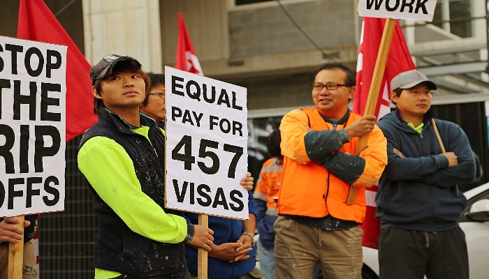 457 visa workers