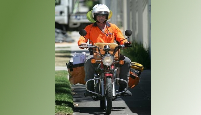 postie on bike