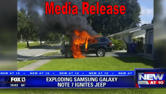 exploding samsung galaxy note 7