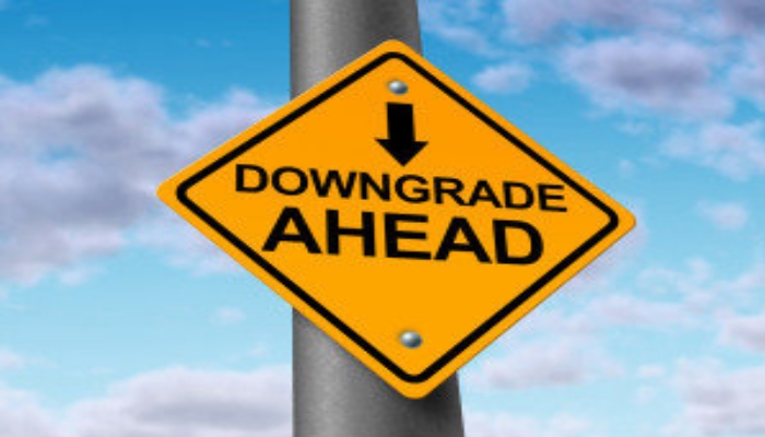 downgrade ahead