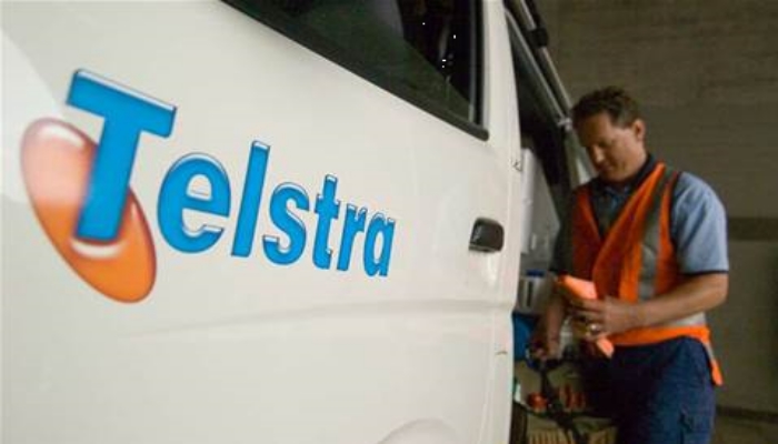 Telstra van